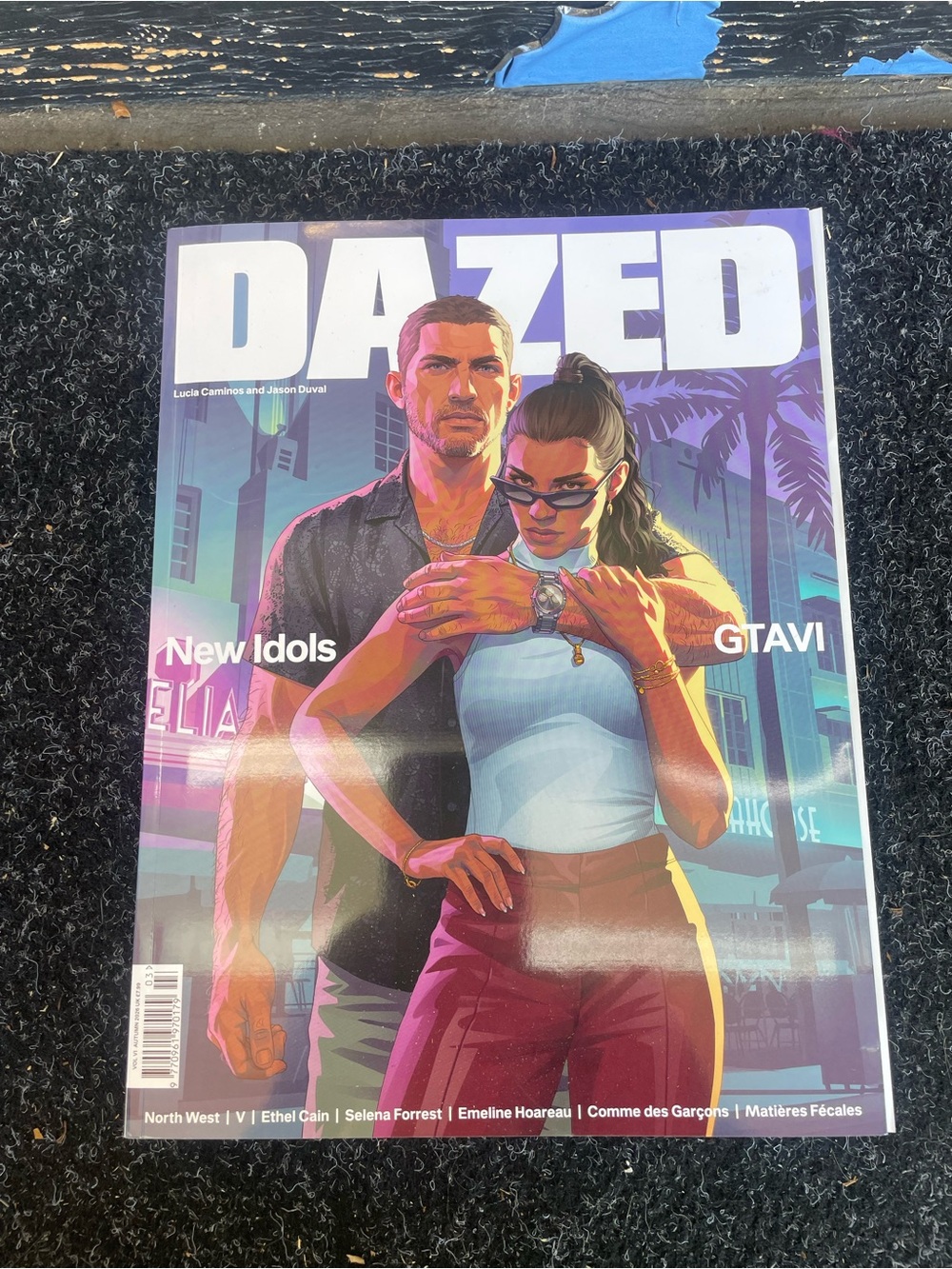 Dazed Magazine — GTAVI Cover (Purple, Blue, Pink)